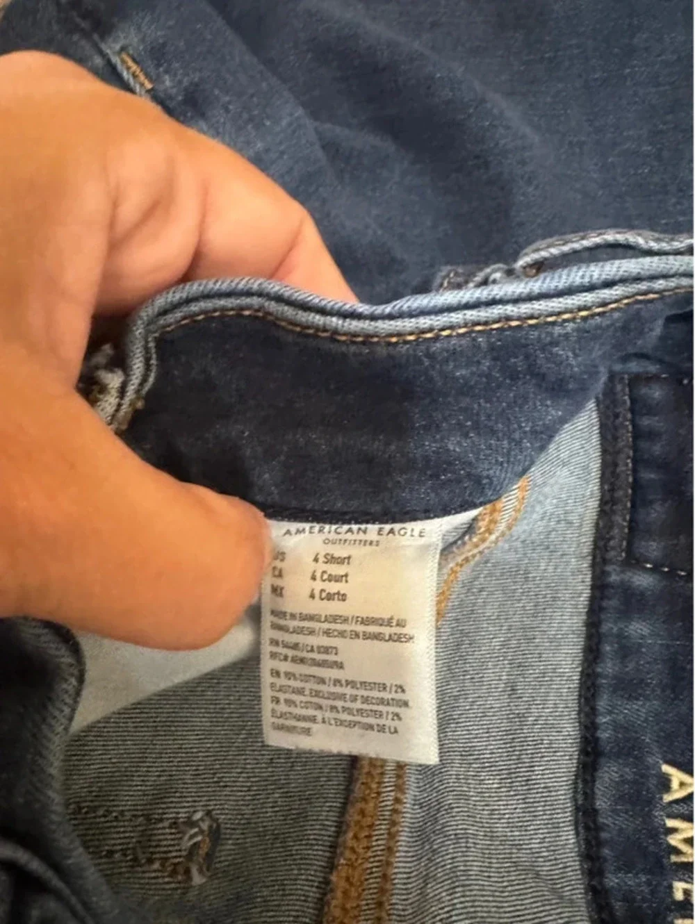Women’s American Eagle curvy hi-rise jegging jeans 4 short